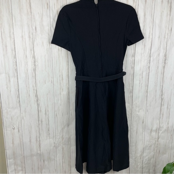 ModCloth NWT black A-line key hole dress medium - Picture 7 of 8